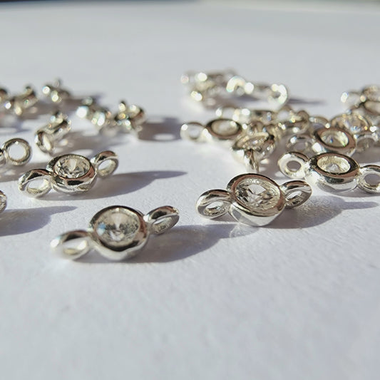 Micro CZ Connectors 10pk