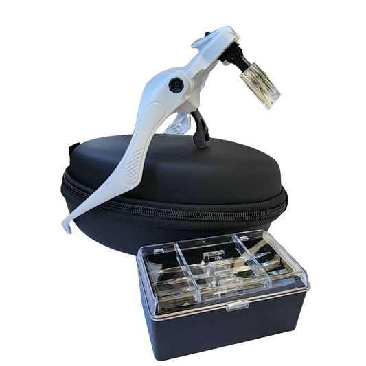 LED Magnifying Headset