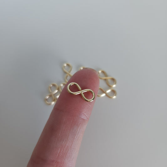 14k gold filled permanent jewellery infinity connector wholesale