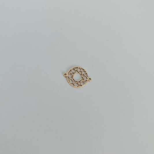 14k gold filled permanent jewellery mandala connector wholesale
