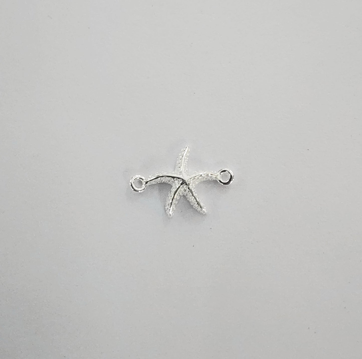 Sterling silver starfish connector