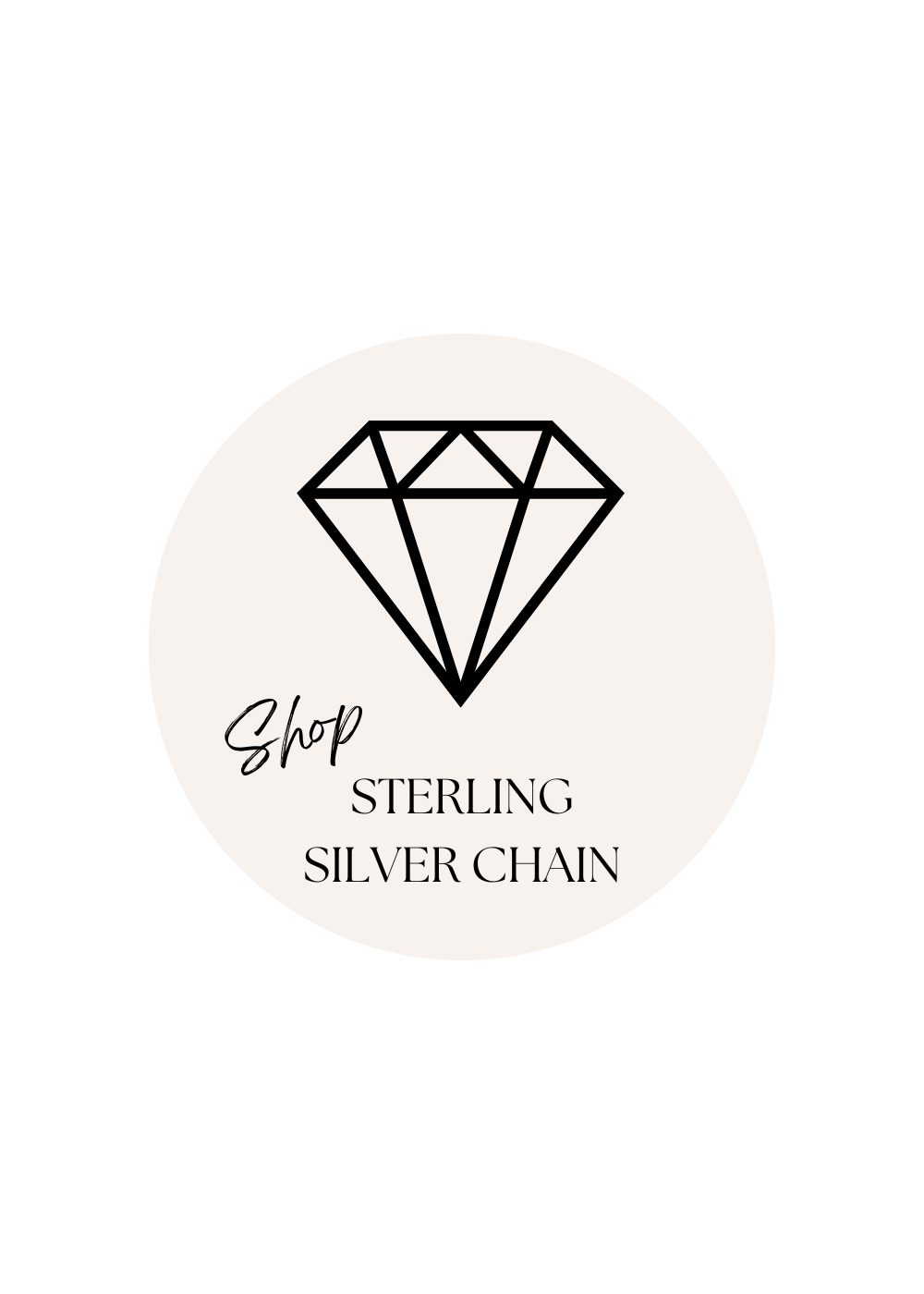 .925 Sterling Silver Chain – tagged 