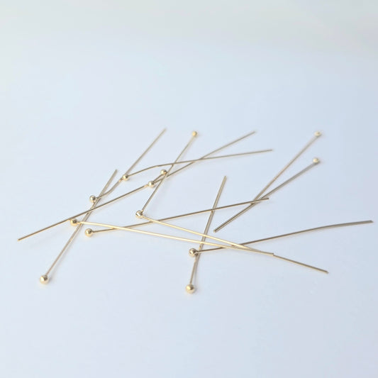 Gold Filled Head Pin