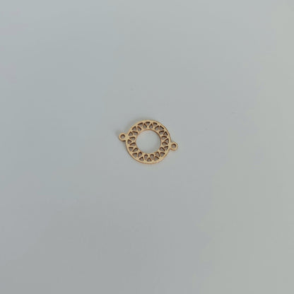 14k gold filled permanent jewellery mandala connector wholesale