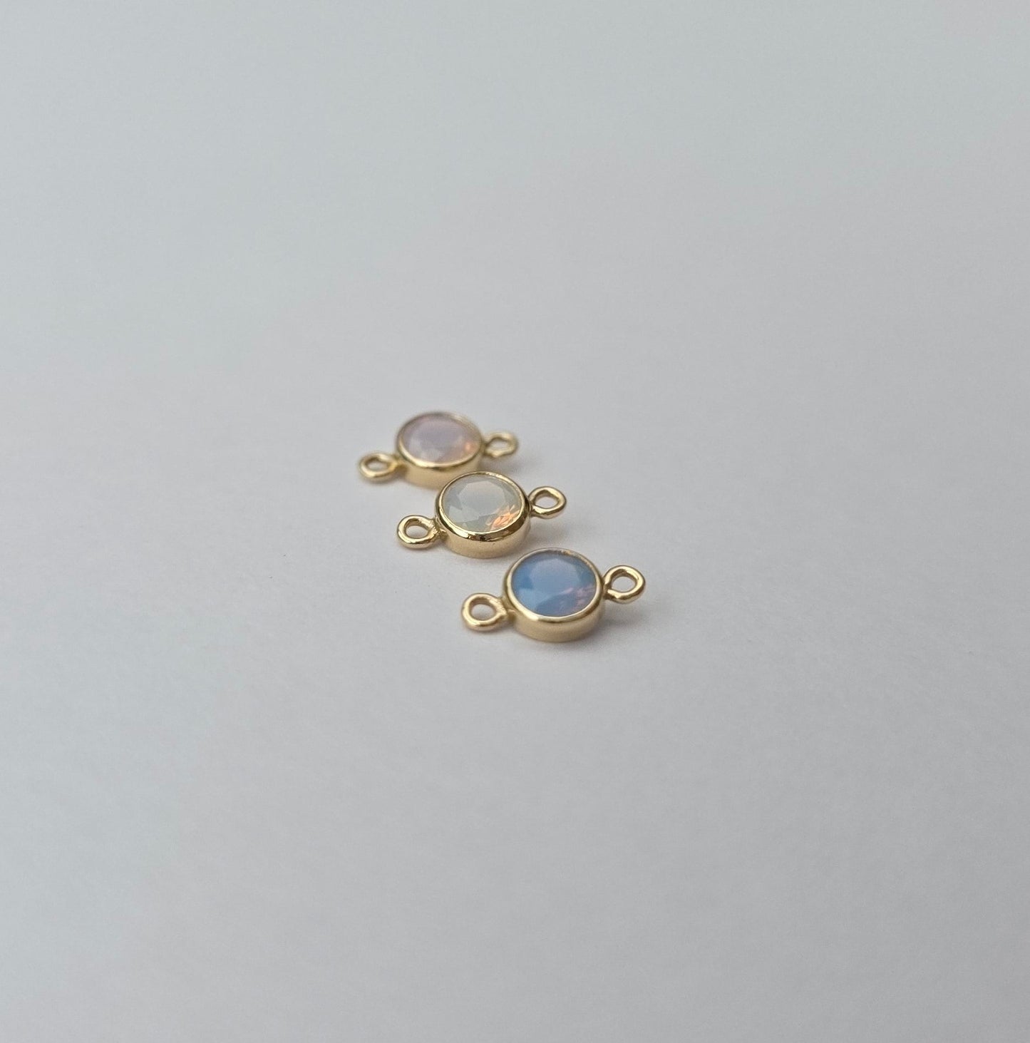 Round Nano Opal Connector 3pk