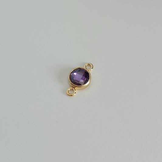 14k gold filled birthstone connectors permanent jewellery wholesale bulk order