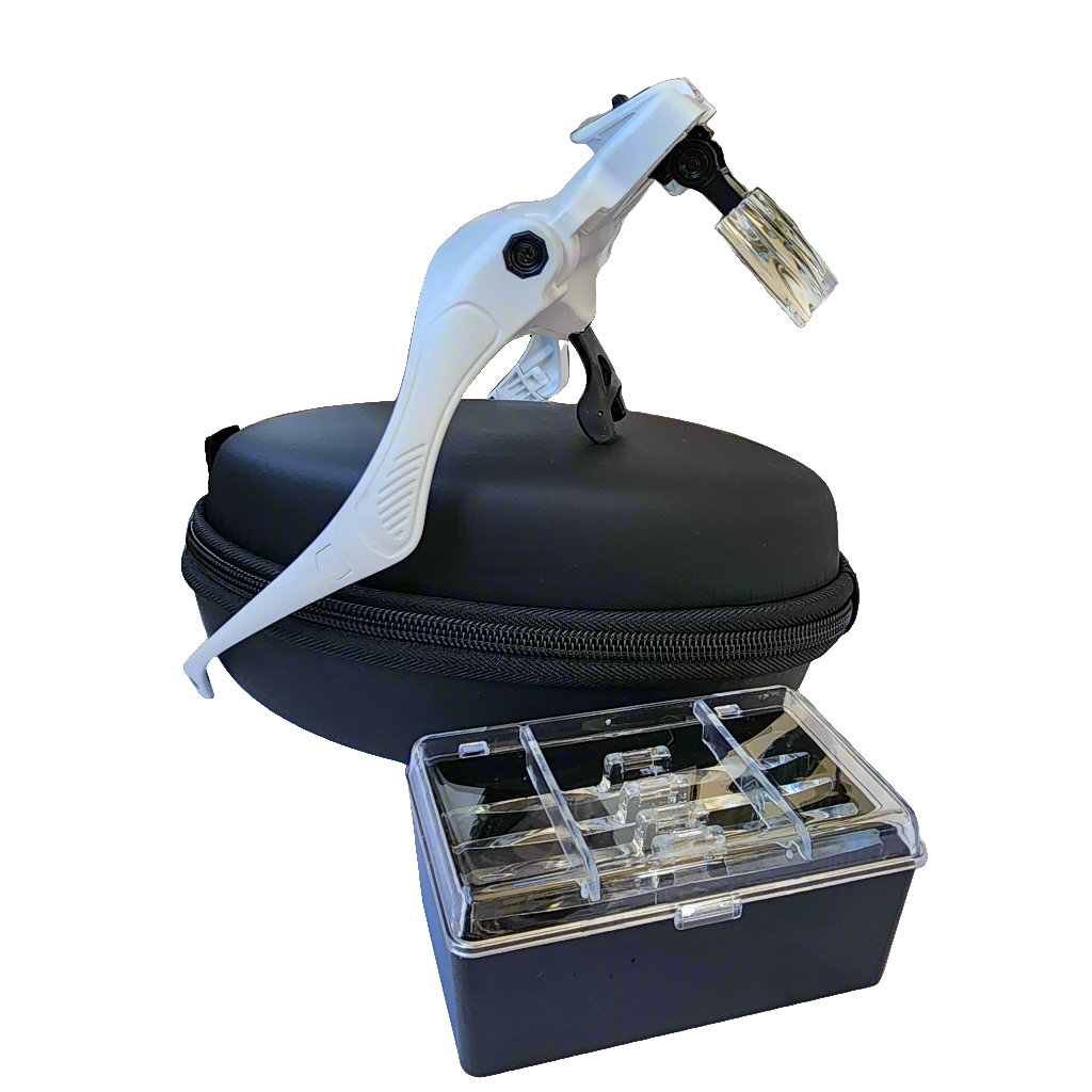 LED Magnifying Headset