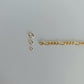 14k gold filled permanent jewellery figaro chain wholesale