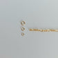 14k gold filled permanent jewellery figaro chain wholesale