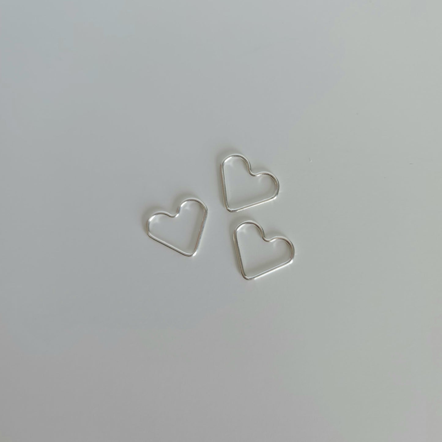 14k gold filled permanent jewellery heart connector wholesale