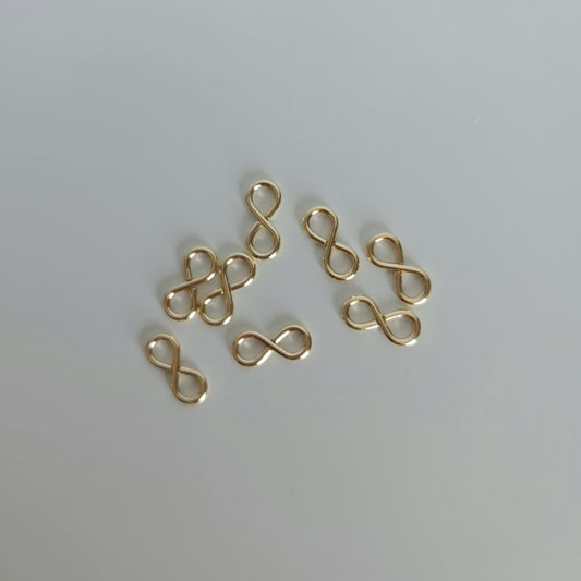 14k gold filled permanent jewellery infinity connector wholesale
