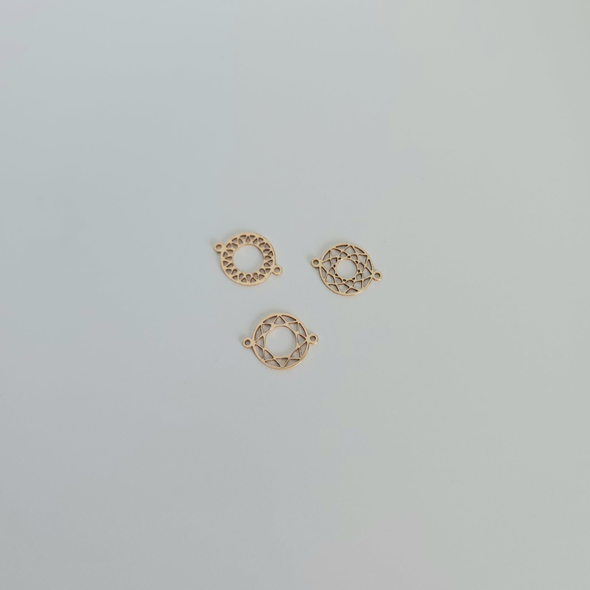14k gold filled permanent jewellery mandala connector wholesale