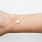 Silver mother of pearl size