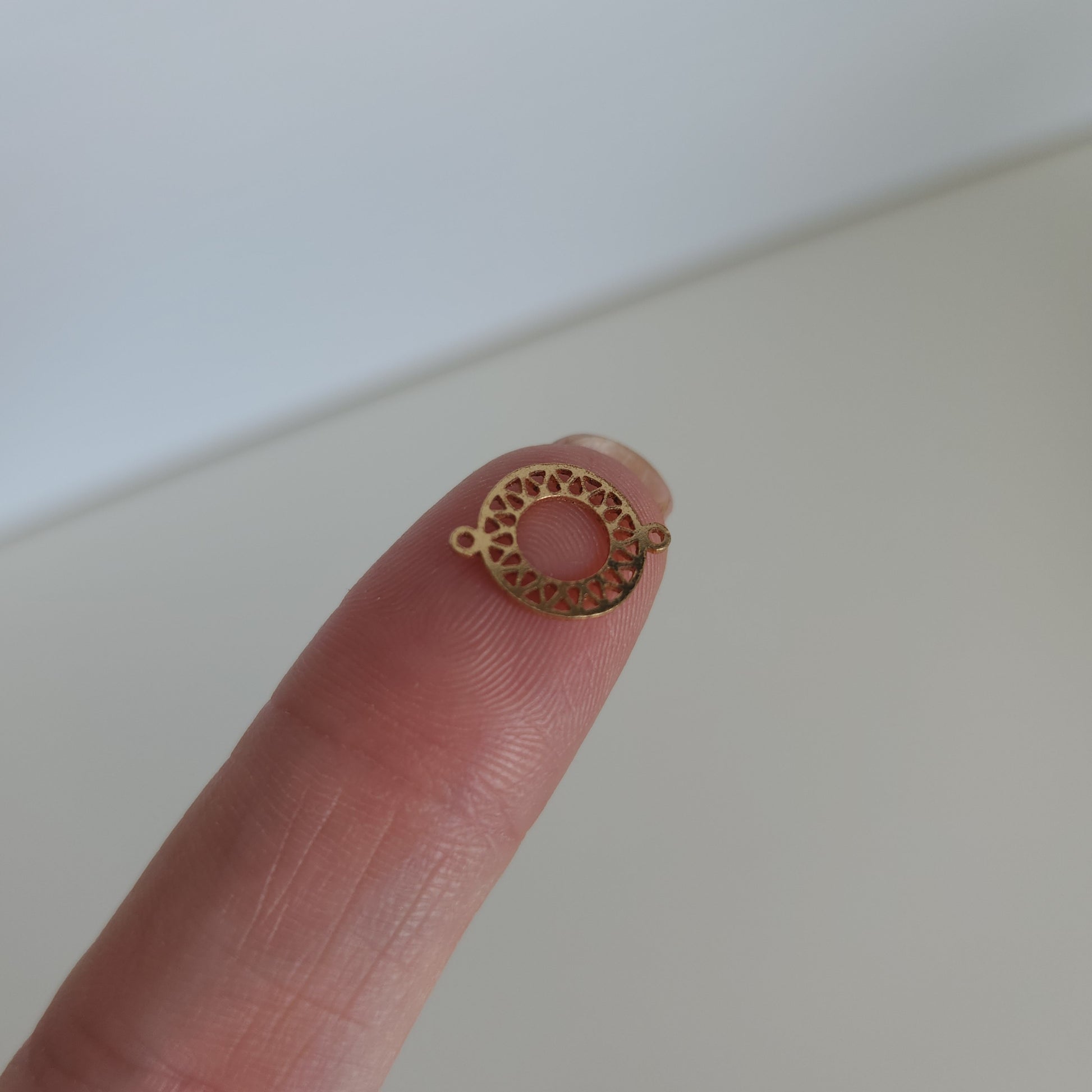 14k gold filled permanent jewellery mandala connector wholesale