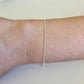 permanent jewellery sterling silver curb chain