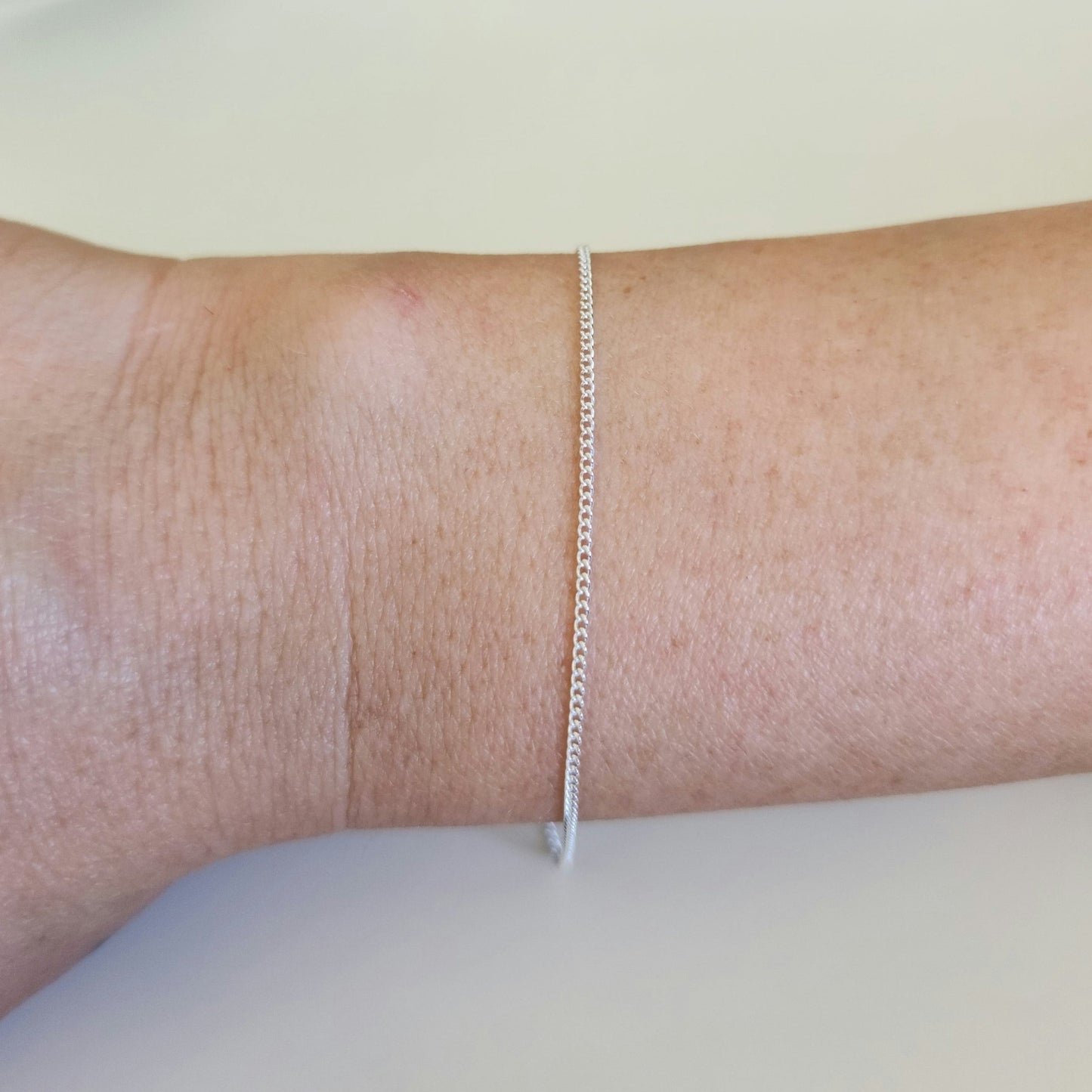 permanent jewellery sterling silver curb chain