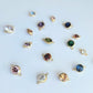 Cz Birthstone Connector 3pk