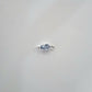 Sterling silver sapphire connector