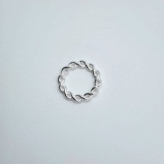 Silver wave ring connector