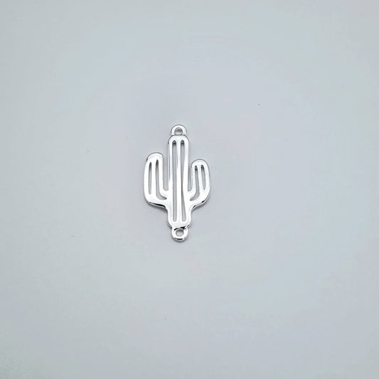Silver cactus connector
