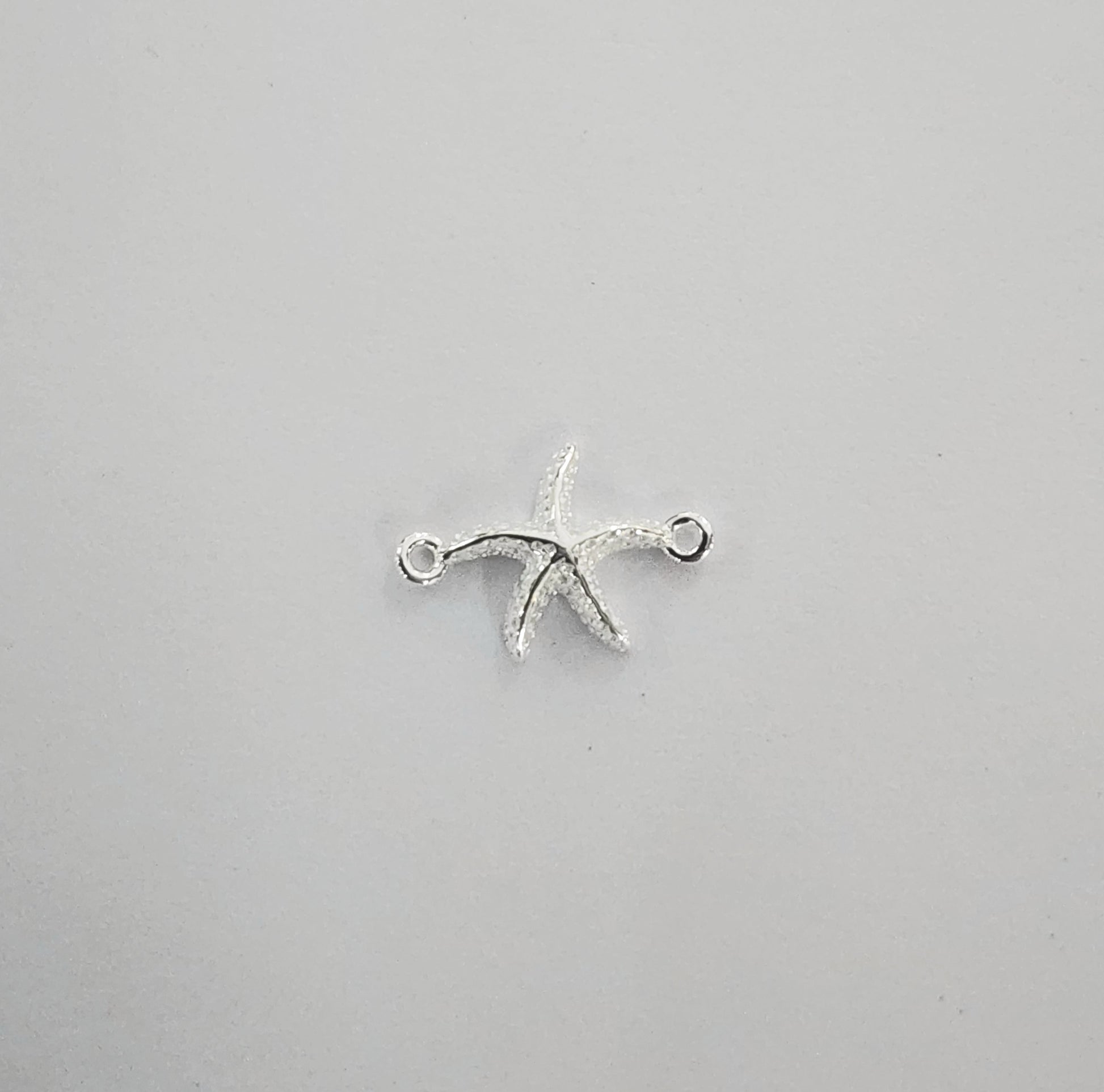 Sterling silver starfish connector