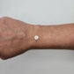 Silver cz sun connector size