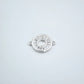 Silver cz sunray connector
