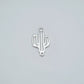 Silver cactus connector