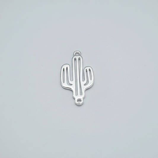 Silver cactus connector