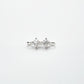 Permanent jewellery double cz connector