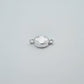 Silver mother of pearl connector
