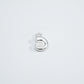 Silver snail charm
